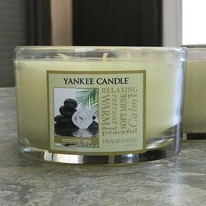 Yankee Candle Serenity Spa 17oz 3-Wick Dish Candle